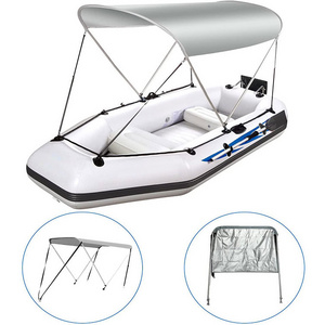 Boat Bimini Top Cover for Weather Protection Waterproof UV Proof Canoekayak Boat Canopy