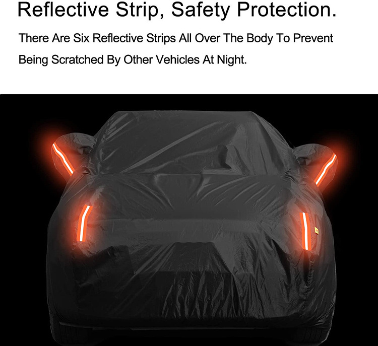 Fast Delivery UV Protection Waterproof Car Cover Windproof Dust Proof Outdoor SUV Car Cover