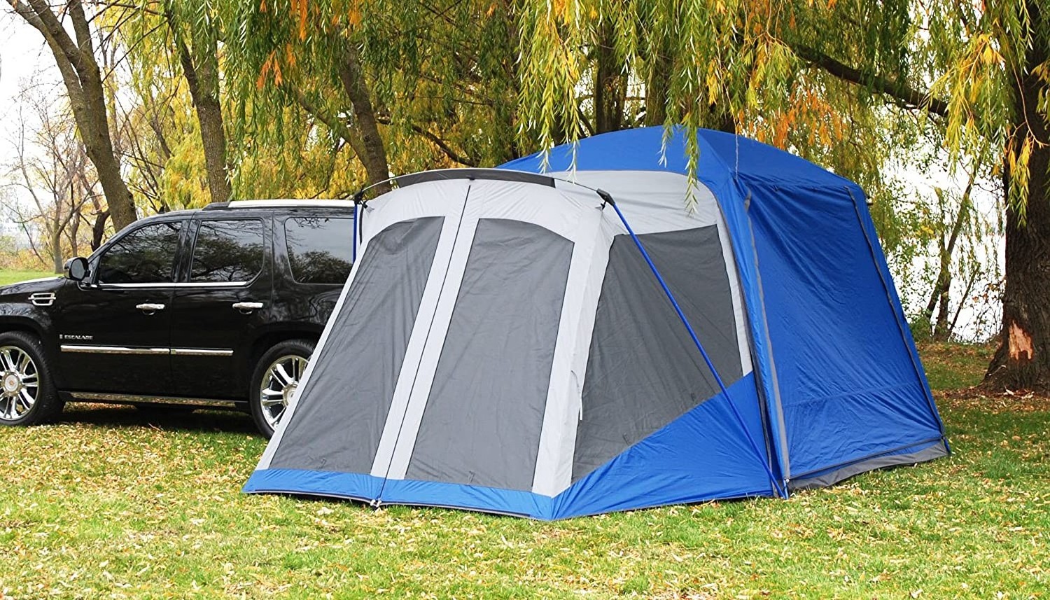 2024 High Quality Outdoor Car Rear Tent Camping Family Large Tents 5-person Car Tailgate Tent with Screen Room