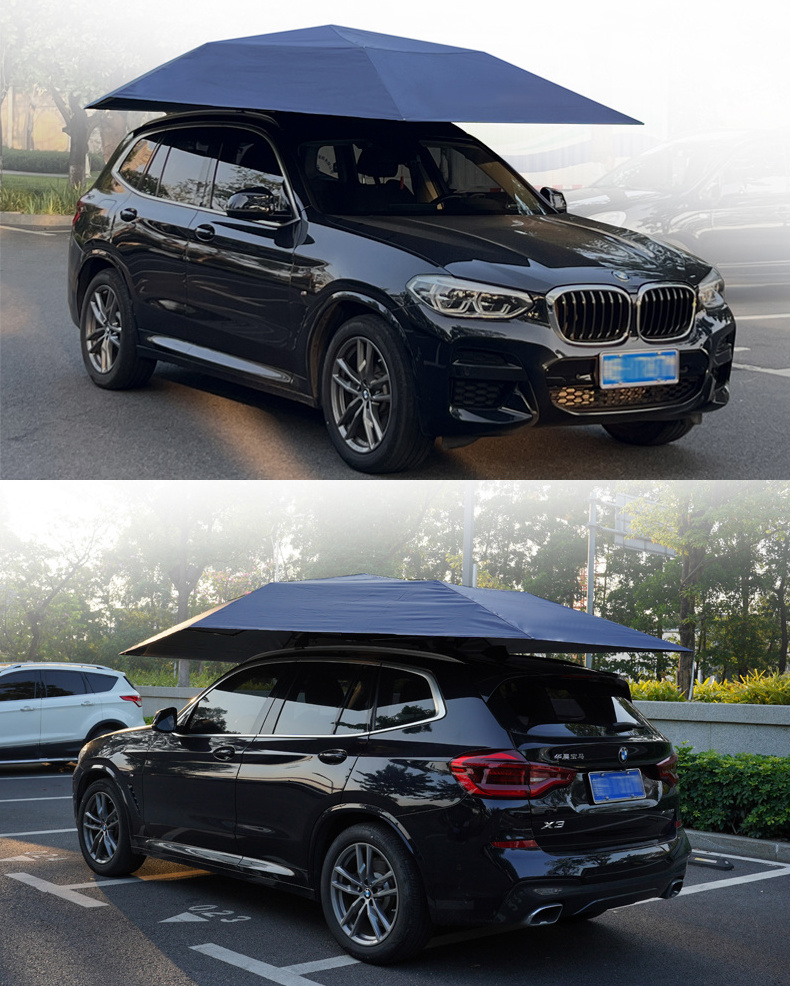 Car covers Folding umbrella with remote controller umbrella SUV 4.8M automatic car umbrella shade