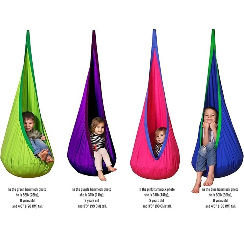 Outdoor and Indoor Children's Hammock Chair Nook Sensory Seat