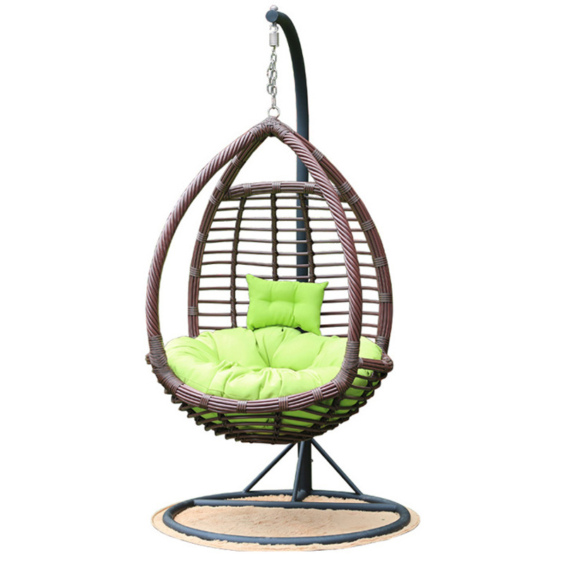 Bedroom Hammock Swing Chair Cheap Egg Pod Chair with Iron Steel Stand Base