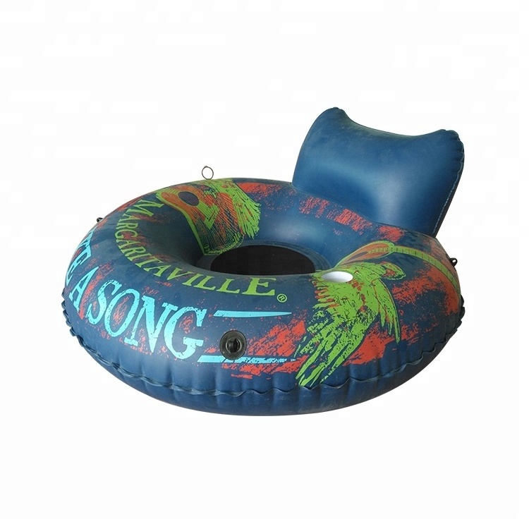 Customized 1 Person Inflatable River Water Tube Float Lounge for River Lake Sports