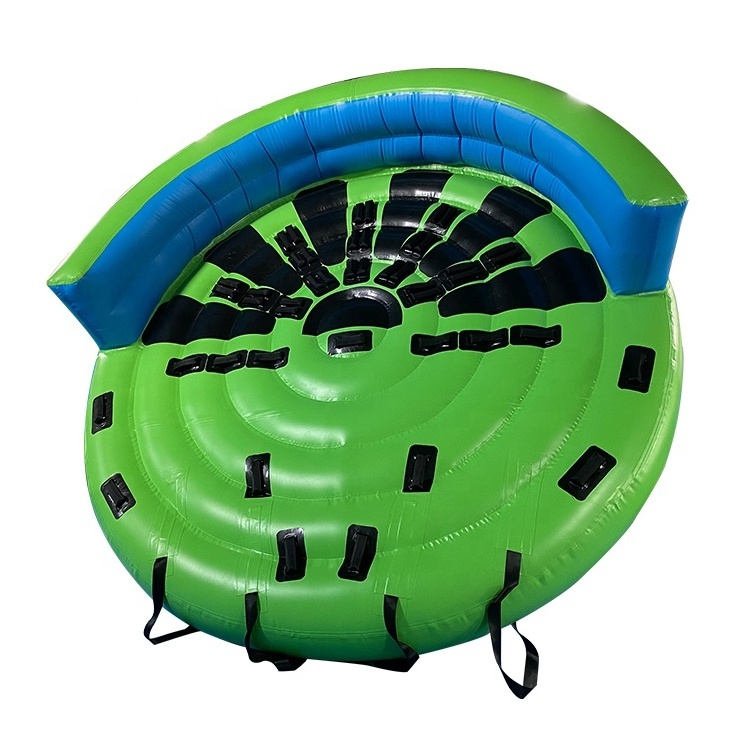 Durable 6  Person Tarpaulin PVC Inflatable Towable Donut Water Ski Boat Tube