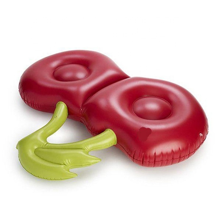 Hot Selling Inflatable Red Cherry Pool Beach Float for Water Party