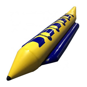 Good Quality  5  Person Inflatable Banana Ocean Water Ski Boat for Rental