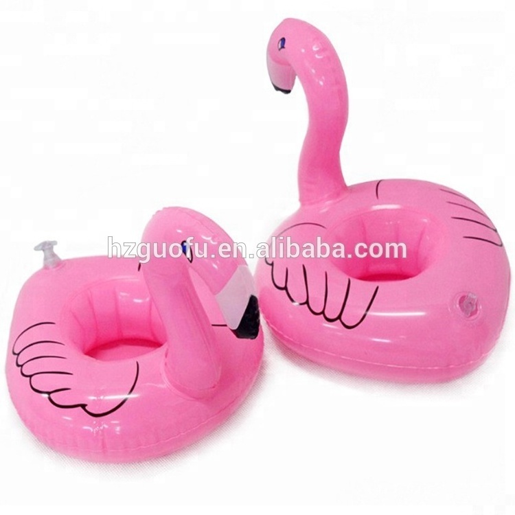 OEM Inflatable Pink Flamingo Pool Beach Drink Or Cup Can Holder Float Sofa for Pool Bed