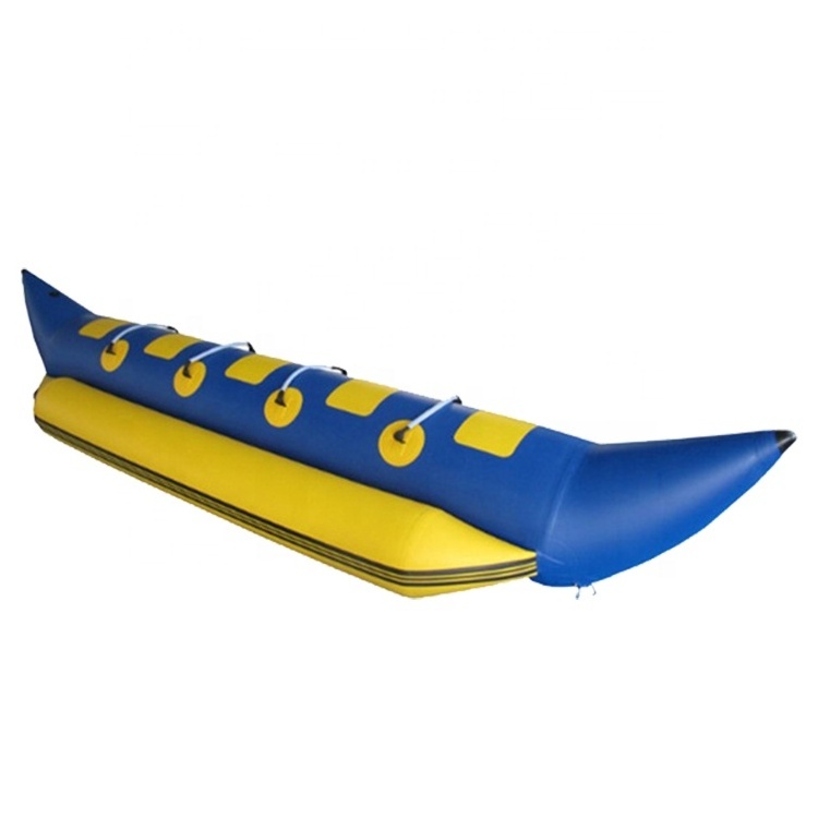 Good Quality  5  Person Inflatable Banana Ocean Water Ski Boat for Rental