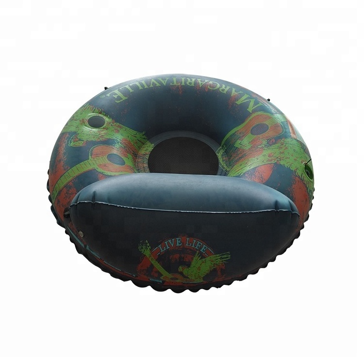 Customized 1 Person Inflatable River Water Tube Float Lounge for River Lake Sports