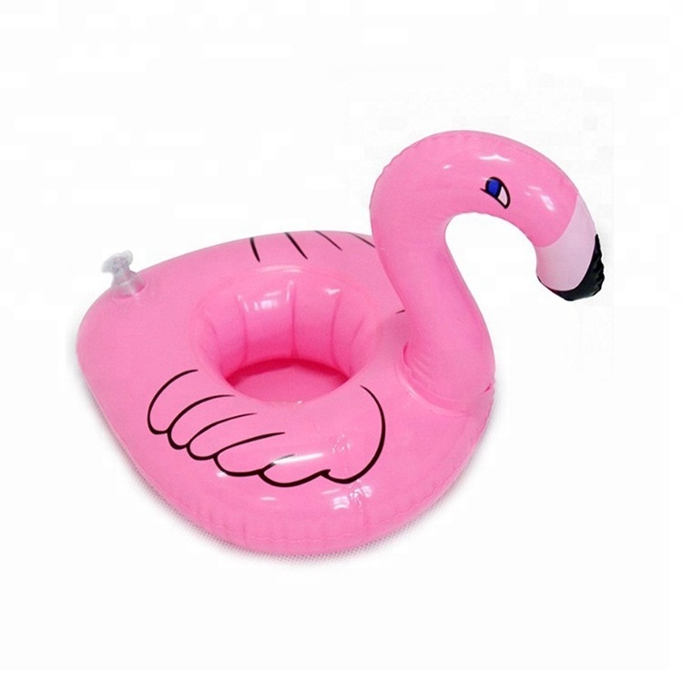 OEM Inflatable Pink Flamingo Pool Beach Drink Or Cup Can Holder Float Sofa for Pool Bed