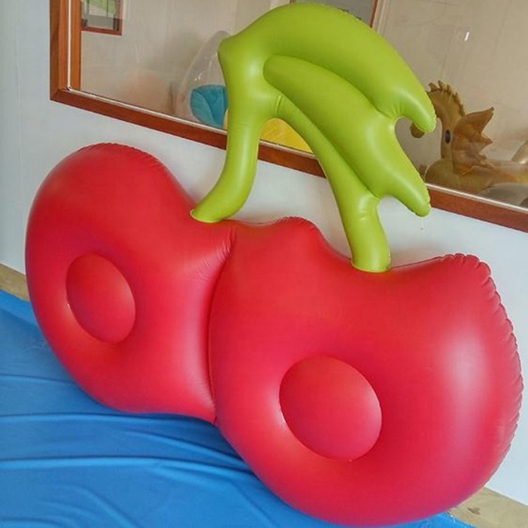 Hot Selling Inflatable Red Cherry Pool Beach Float for Water Party