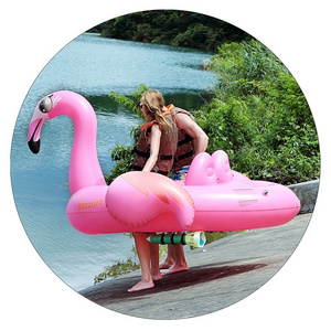 Amazing Long Endurance Motorized Inflatable Flamingo Pool Float