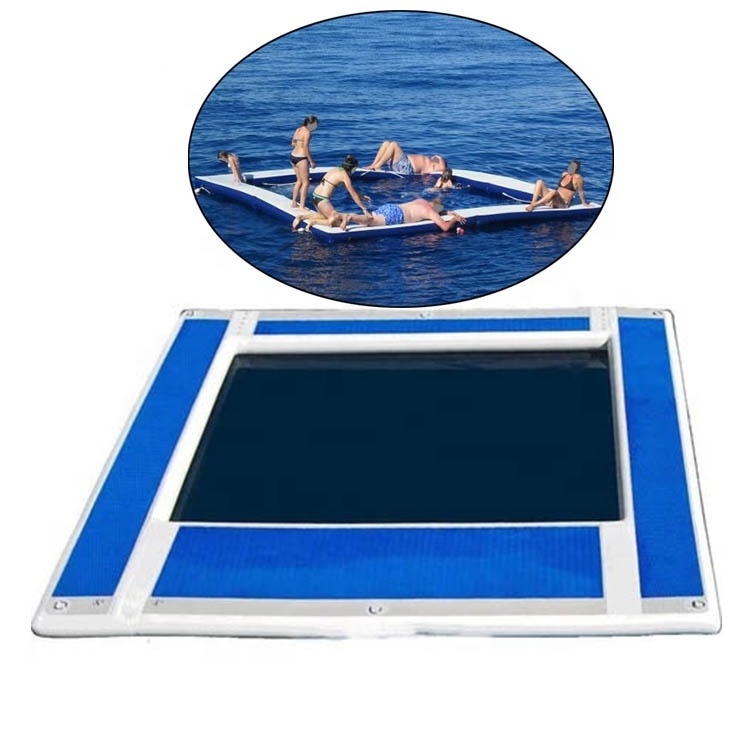 Foldable and Removable Inflatable Yacht Floating Ocean Sea Swimming Pool with Anti Jellyfish Net for Sale