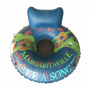 Customized 1 Person Inflatable River Water Tube Float Lounge for River Lake Sports