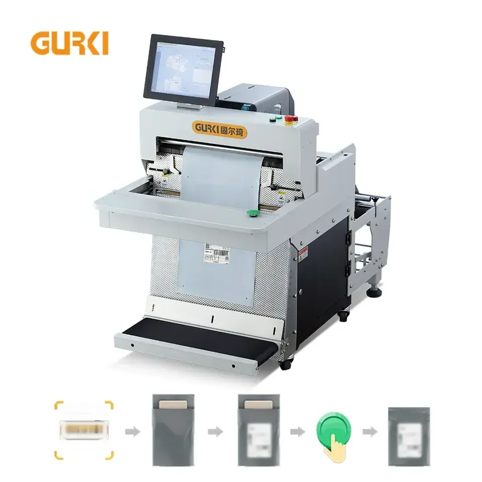 High Speed Shipping Bags Rollbag Automatic Printing Poly Mailer Packaging Bagger Machine