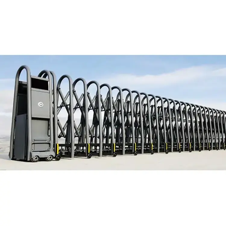 Customize Heavy Duty Aluminum Retractable Gate Motor Barrier Automatic Telescopic Sliding Heavy Duty Slide Gate