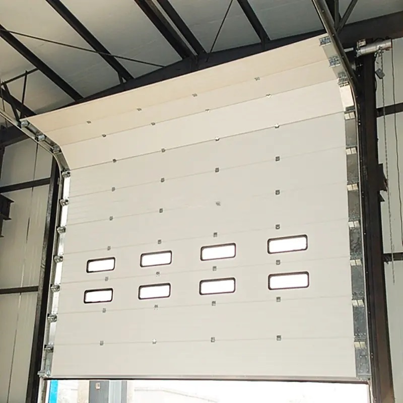 Factory Price Vertical Sliding Door Industrial Aluminum Warehouse Garage Automatic Vertical lift door