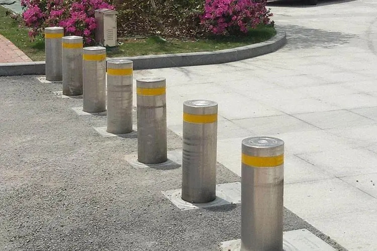 Automatic hydraulic lifting column road pile anti-collision Safety Barricade Barrier Electric Bollards