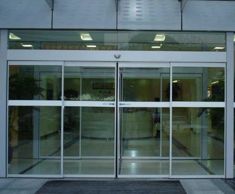 High Quality Infrared Automatic Glass Used Sliding Glass Doors Sale Modern Induction Door