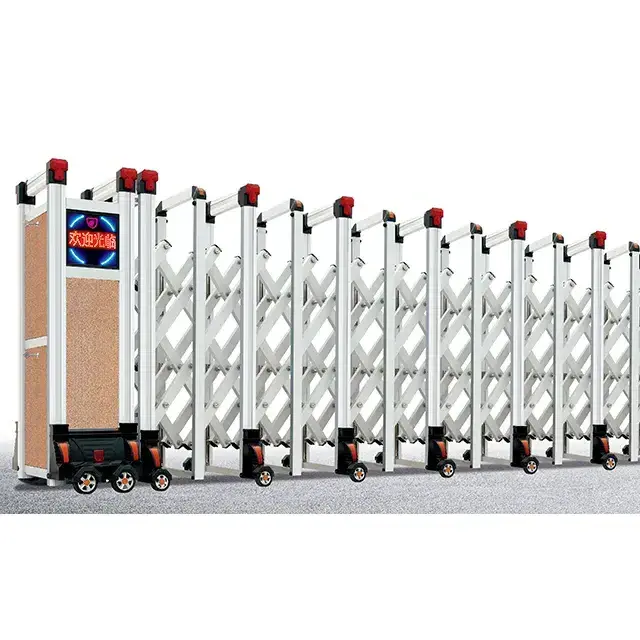 Customize Heavy Duty Aluminum Retractable Gate Motor Barrier Automatic Telescopic Sliding Heavy Duty Slide Gate