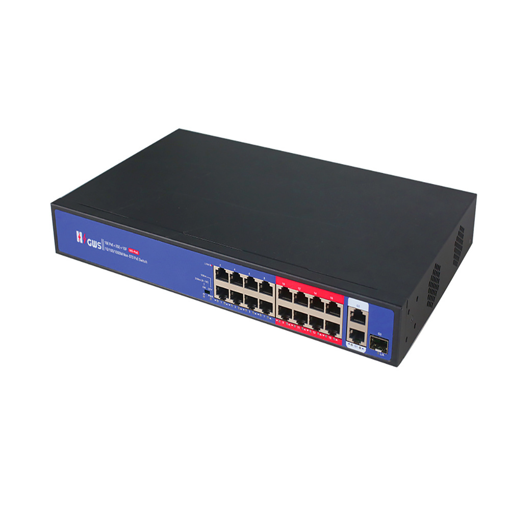 Ethernet switch CCTV Outdoor Gigabit Network unmanaged 16 port Rack mount Non-standard poe switch