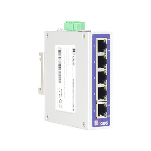 IP30 DC44~56V Industrial Grade 100M Ethernet 4 PoE Switch for IP Camera