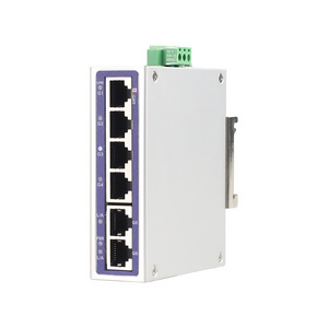 10/100/1000M Ethernet Industrial Din-Rail Network Switch with 6-port 24V/24W Power Supply