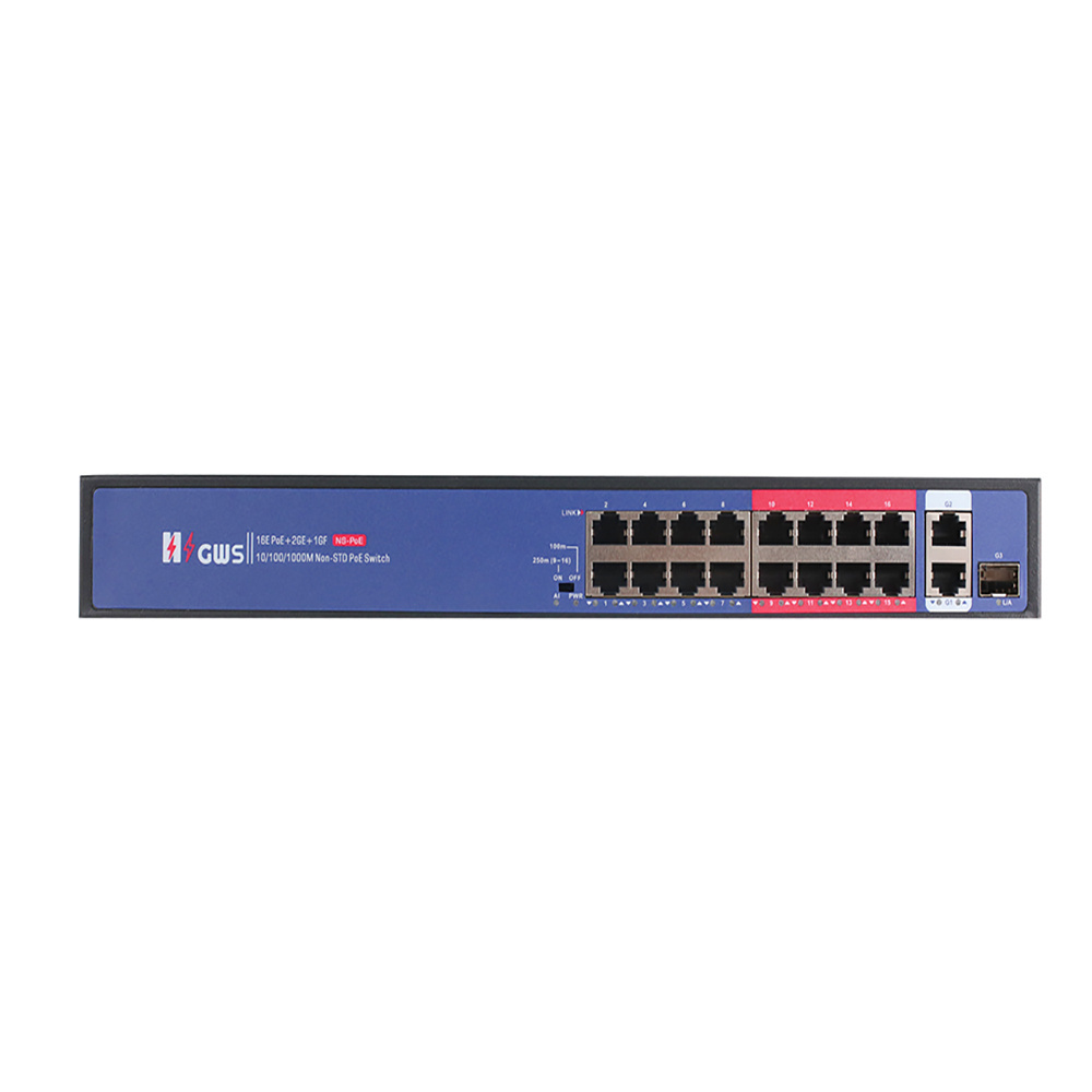 Ethernet switch CCTV Outdoor Gigabit Network unmanaged 16 port Rack mount Non-standard poe switch