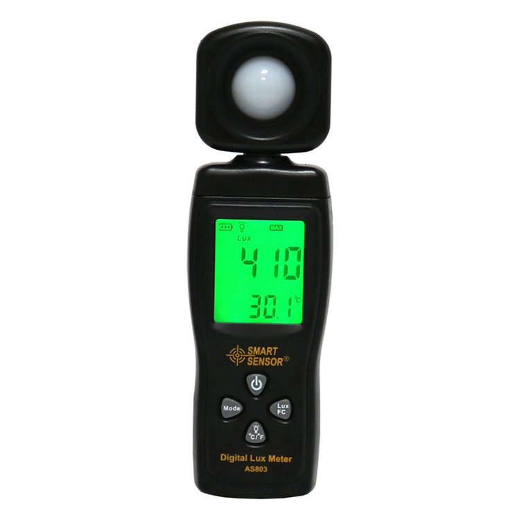 Smart Sensor Digital illumination Tester Actinometer light meter AS823 Lux Meter