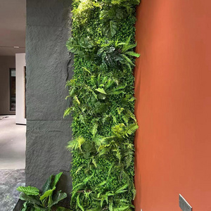 Luxury Party Favors Natural Green Moss Grass Backdrop Wall Artificial Plant For Decoration