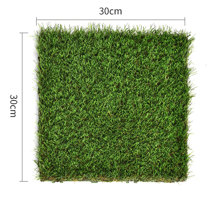 Artificial Grass Squares Tiles Small Faux Grass Patch Turf Mat Grass for Crafts Patio Wall Decor Green