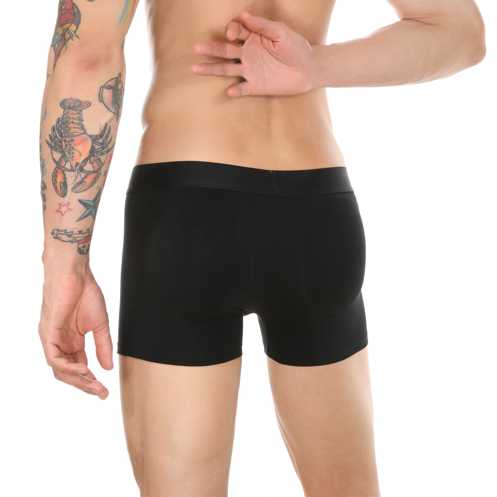 Men's Long Boxer Briefs Long Leg Sports Performance Breathable Comfortable Factory wholesale