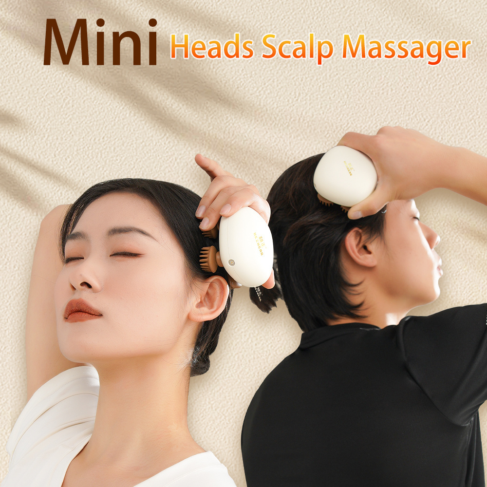 Hezheng HZ-HEAD-2 new product ideas 2024 scalp massager electric new design IPX7 waterproof head massager