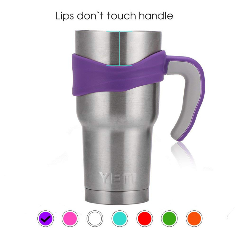 Tumbler Handle for Tumblers 30 Oz (Does Not Fit RTIC)(30 Oz, Purple)