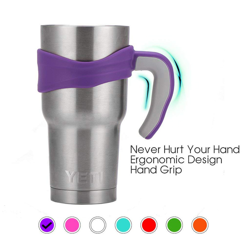 Tumbler Handle for Tumblers 30 Oz (Does Not Fit RTIC)(30 Oz, Purple)