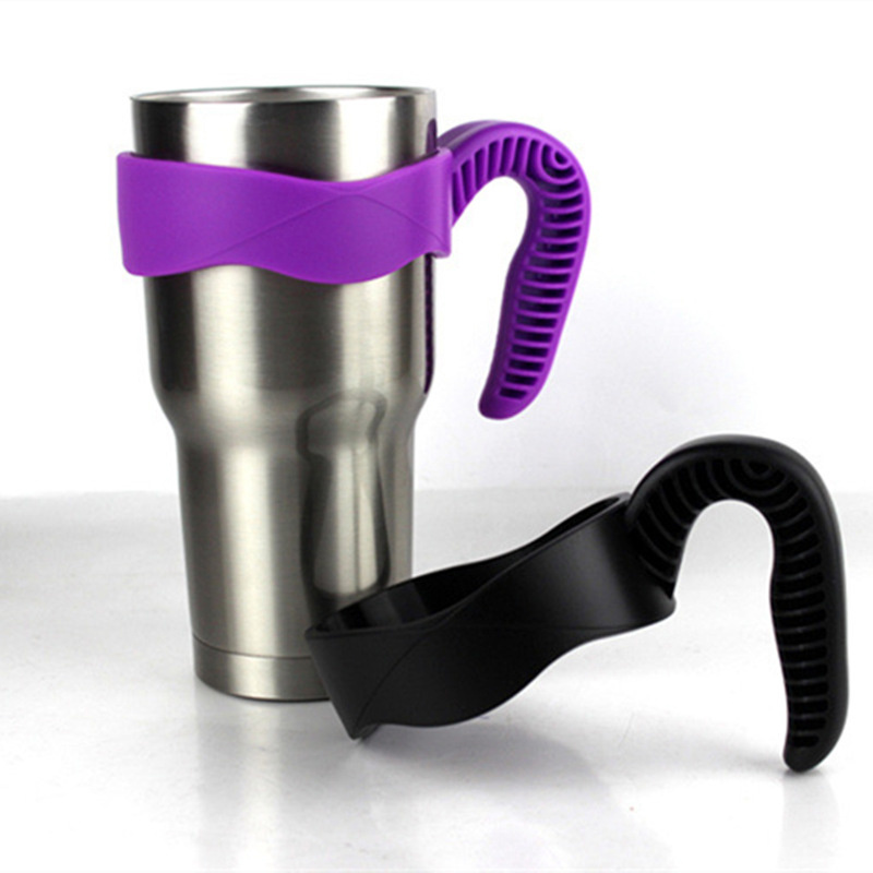 Tumbler Handle for Anti Slip Travel Mug Grip Cup Holder for 30oz Vacuum Insulated Stainless Steel Tumblers Car Cups Accessories