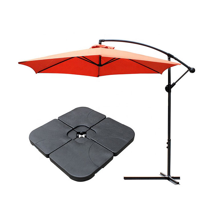 Patio Hanging Umbrellas Garden Banana Parasol Sun Shade Shelter Waterproof Cantilever Offset Hanging Umbrellas