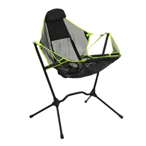 Hangrui Ultralight Aluminum Camping Rocking Swinging Recliner Chair, Customized for Tianye Leisure