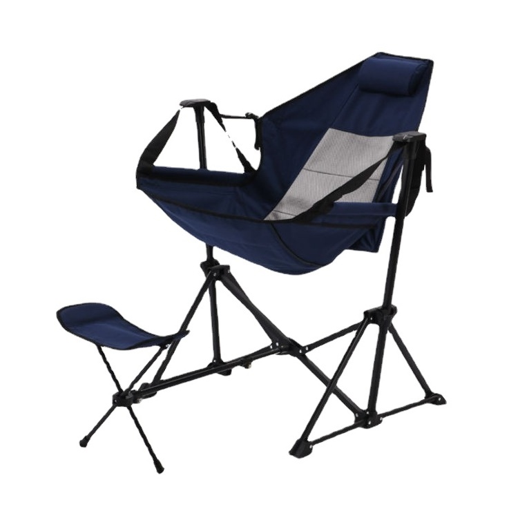 Hangrui Adult Indoor Swing Chair with Footrest, Perfect for Garden Furniture and Relaxation