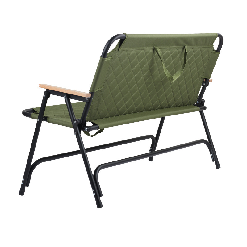 Outdoor Portable Travel Garden Picnic Lightweight Double Seats Folding Camping  Chair for 2 Person