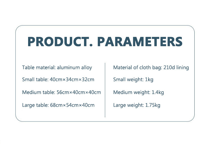 Ultralight Mini Outdoor Folding Table with Beech Wooden Top and Aluminum Frame for Camping Furniture