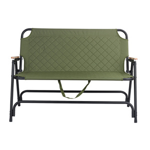 Outdoor Portable Travel Garden Picnic Lightweight Double Seats Folding Camping  Chair for 2 Person