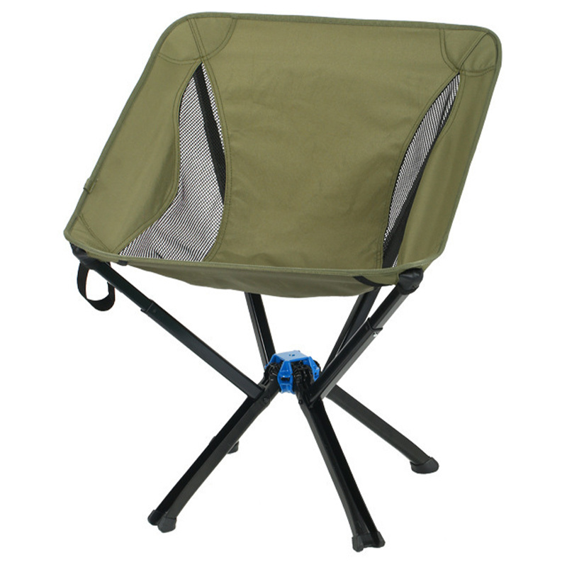 Hangrui Modern Design Lightweight Low Back Folding Beach Chair 600D Oxford Fabric for Camping Fishing Park Use