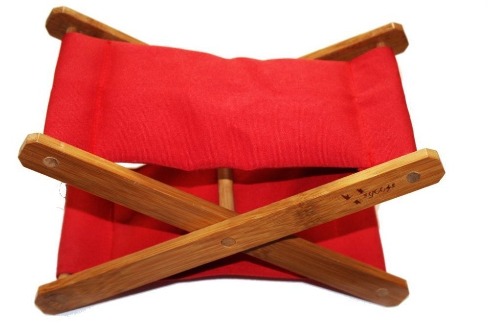 Hangrui High Quality Folding Wooden Beach Pillow Chair with Headrest - Perfect for Camping and Travelling