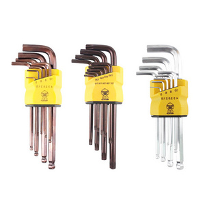 Factory Wholesale Hex Key Set Torx Ball Point Long T Handle 3mm 6mm 6.5mm Zinc Plated Allen Wrench Set Hex Key