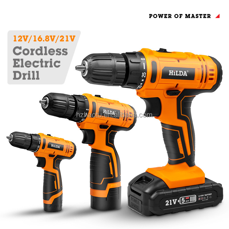 Factory Supply Power Craft Drill 20v 18v Cordless Drill Battery Cordless Power Drill