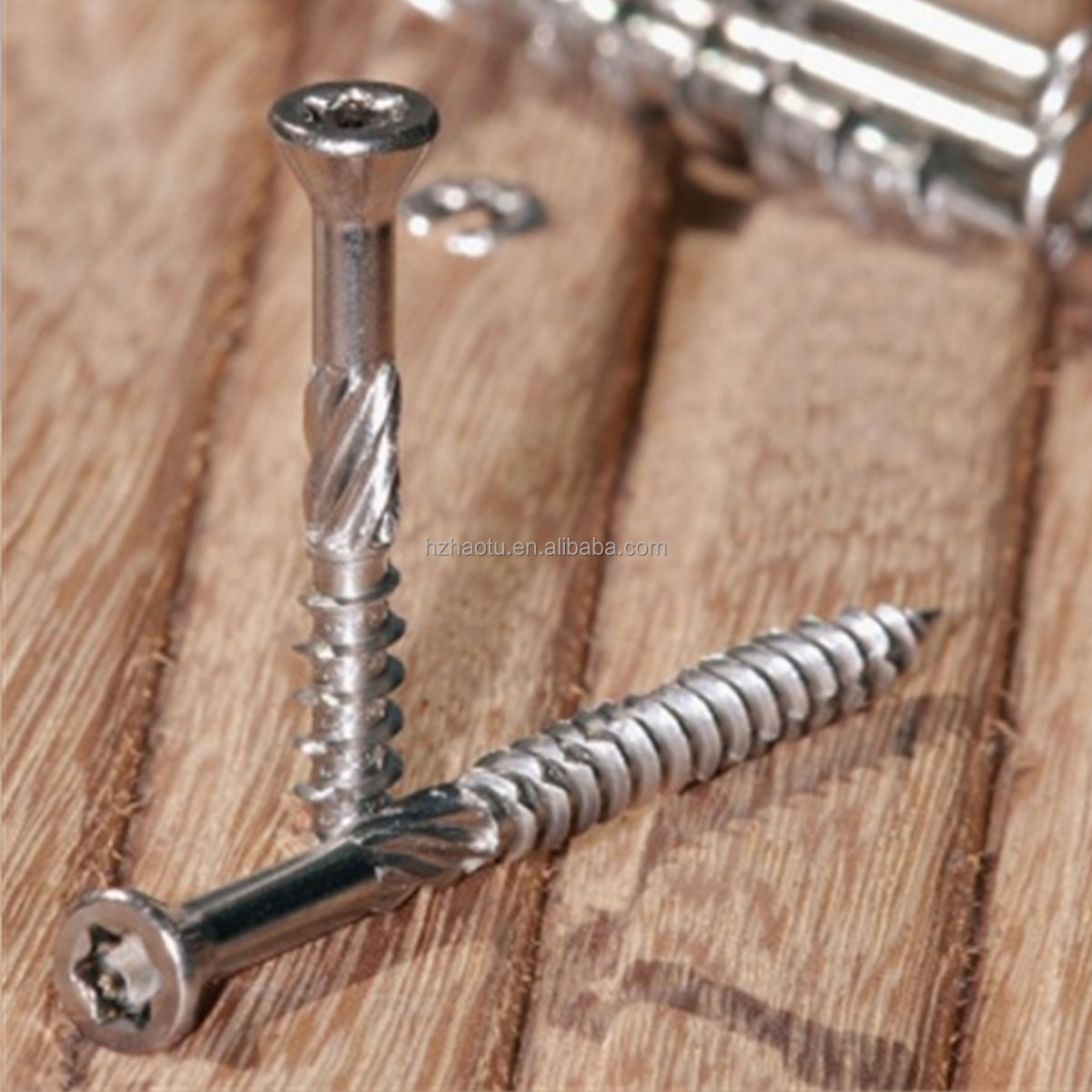 Terrace Type 17 Carbon Steel Zinc Coated Fasteners Deck Screws for Wood