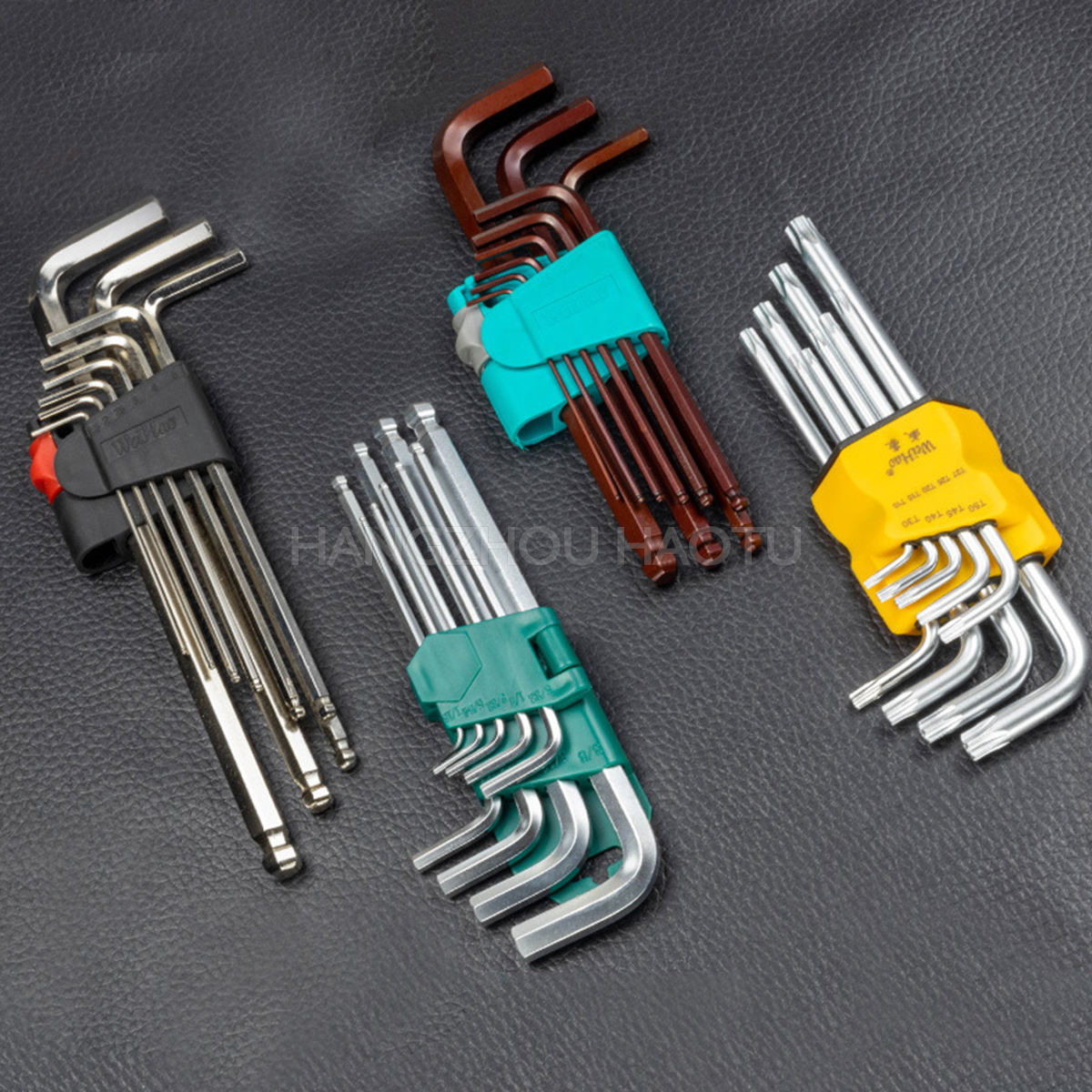 Factory Wholesale Hex Key Set Torx Ball Point Long T Handle 3mm 6mm 6.5mm Zinc Plated Allen Wrench Set Hex Key