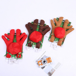 Christmas decorations new car decoration elk antler cute beautiful Red dark brown light brown decoration Christmas supplies