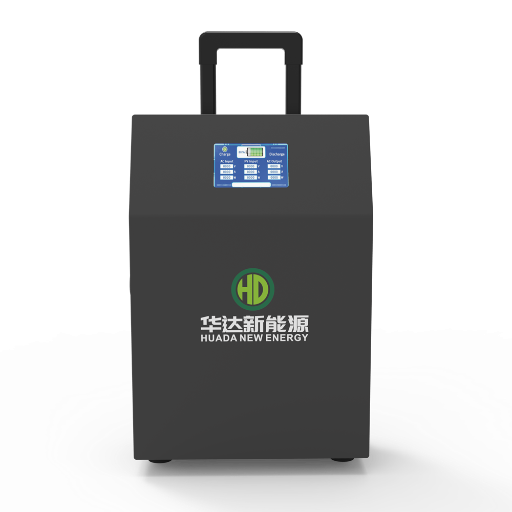 Suitcase Design 2.5 kWh Solar Generator Lithium-ion Battery Pack Outdoor Emergency Portable Power Station With UPS Function